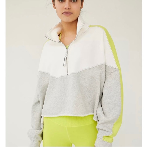 Free People Tops - Free People Split Second Half Zipped Pullover